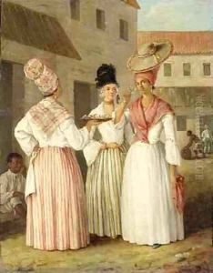 A West Indian Flower Girl and Two Other Free Women of Colour by Agostino Brunias