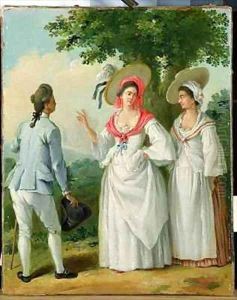 Free West Indian Creoles in Elegant Dress