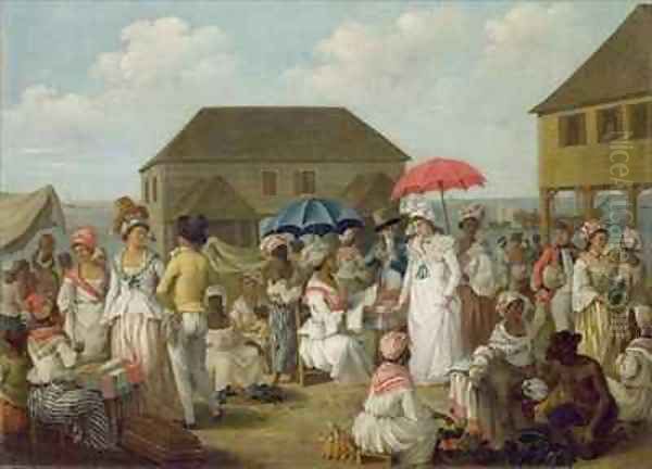 Linen Market, Dominica by Agostino Brunias
