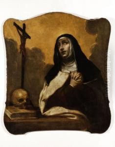 Santa Teresa D""avila by Luciano Borzone