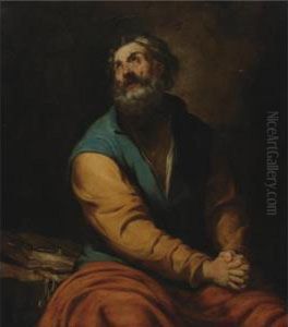 St. Peter by Luciano Borzone