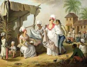 Linen Market, Roseau, Dominica by Agostino Brunias