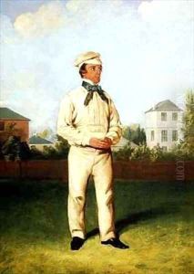 Portrait of John Wisden (1826-84) by William Bromley III