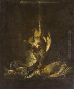 Natura Morta Di Cacciagione Con Uccelli by Felice Boselli