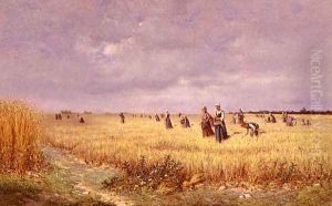 Les Glaneuses Dans Les Chaumes-Berry (The Gleaners of Chaumes-Berry)