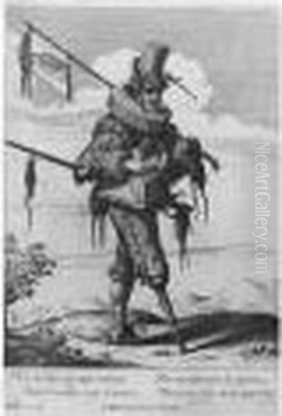 Les Cris De Paris: Ten Plates (b. 1399-1402, 1404-1409) - view 1