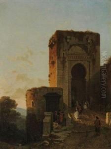 L'alhambra by Francois Antoine Bossuet