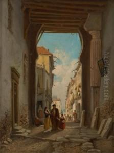 Conversation Sous Le Porche