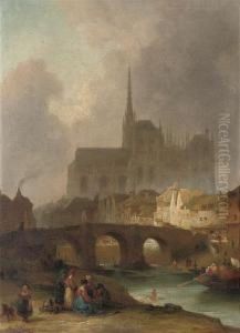 Chartres Cathedral by Francois Antoine Bossuet