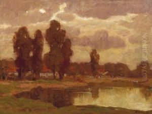 Landscape With A Duck-pond Landscape With A Duck-pond