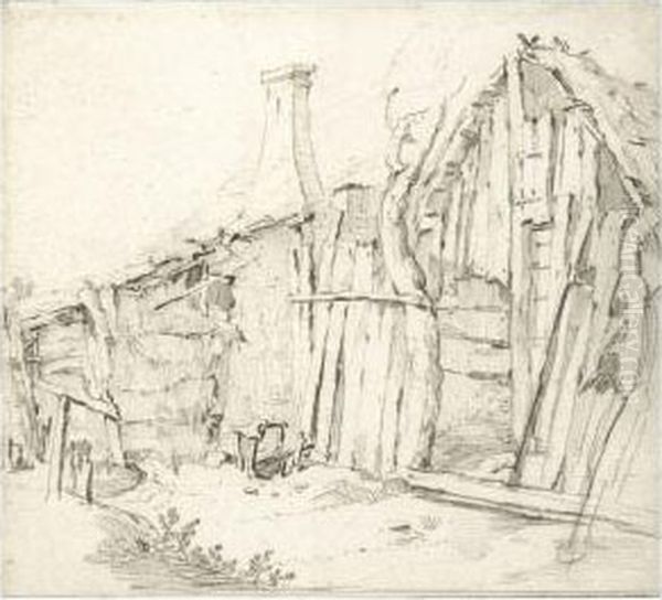 Study Of Farm Buildings - view 1