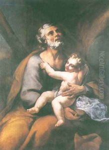 St. Joseph and Child by Francesco Boccacino