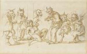 Dancing Devils by Andries Dirksz. Both