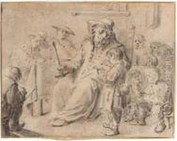 Schoolroom Scene - view 1