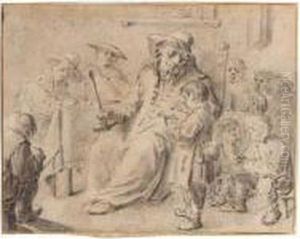 Schoolroom Scene by Andries Dirksz. Both