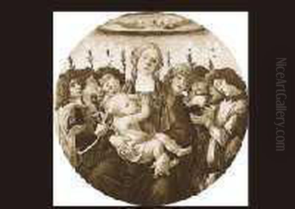 Holy Mother And Child And Eight Angels - view 1