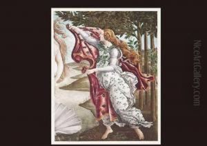 From The Birth Of Venus(a Set Of 3) by Sandro Botticelli