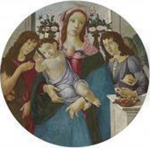 The Madonna And Child With Two Angels