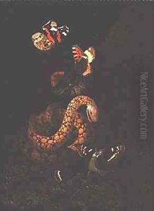 Still Life with Snake by Elias van den Broeck