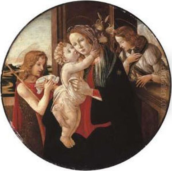 The Madonna And Child With The Young Saint John The Baptist And The Archangel Gabriel - view 1
