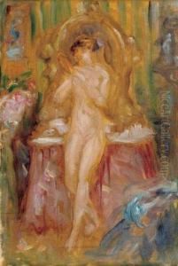 Nu Au Miroir by Georges Bottini