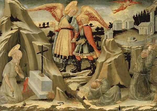 Tobias and the Angel, the Penitence of Saint Jerome and the Stigmatization of Saint Francis - view 1