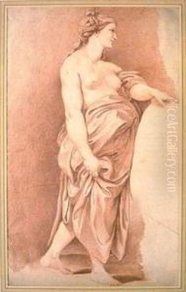 Etude De Femme Drapee - view 1