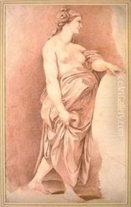 Etude De Femme Drapee