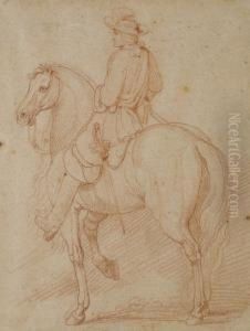 Louis Xiv A Cheval, D'apres Van Der Meulen