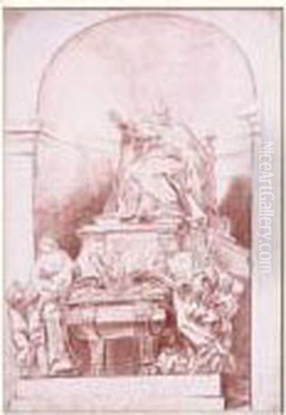 Tombeau D'urbain Viii Par Bernin Dans La Basilique Saint Pierre Au Vatican. - view 1