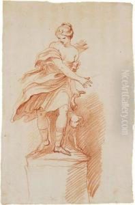 Design For A Sculpture Of Diana The Huntress