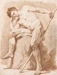 Bouchardon, E.
An Academy Of A Seated Nude Holding A Staff Bouchardon, E.
An Academy Of A Seated Nude Holding A Staff