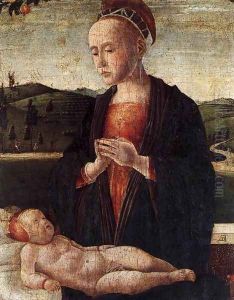 Madonna and Child 1480s by Francesco Benaglio