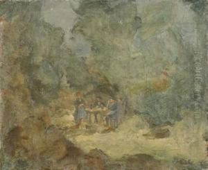 Le Souper Sous Les Arbres by Georges Bouche