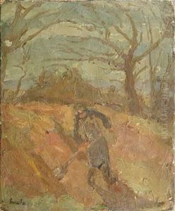 Paysan Au Travail by Georges Bouche