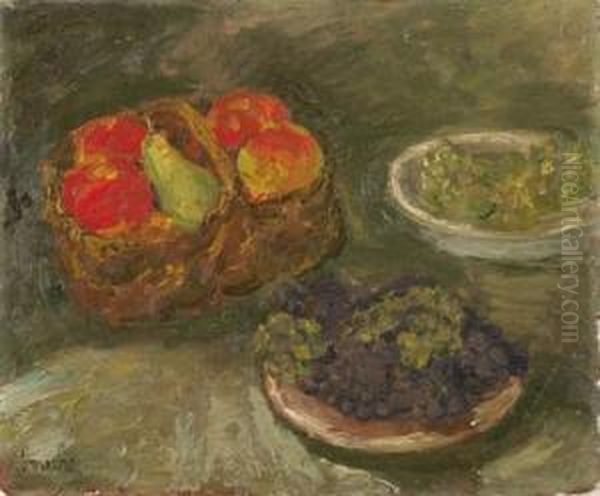  Nature Morte Aux Raisins Et Panier De Fruits  - view 1