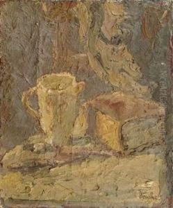  Nature Morte Au Livre  by Georges Bouche