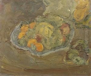 Nature Morte Aux Oranges by Georges Bouche