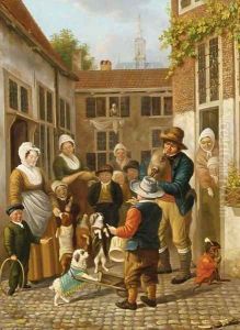Musicians on a Square in the Hague