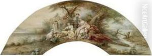 Scene Champetre by Alfred Boucher