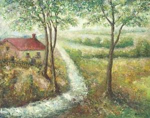Normandie, La Maison de Campagne by Emilio Boggio