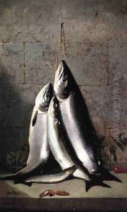 Hanging California Salmon by Samuel Brooks