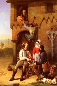 Flirtation at the Town Gate