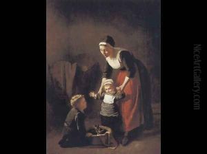 Playing with Kittens by Catherine Bisschop-Swift