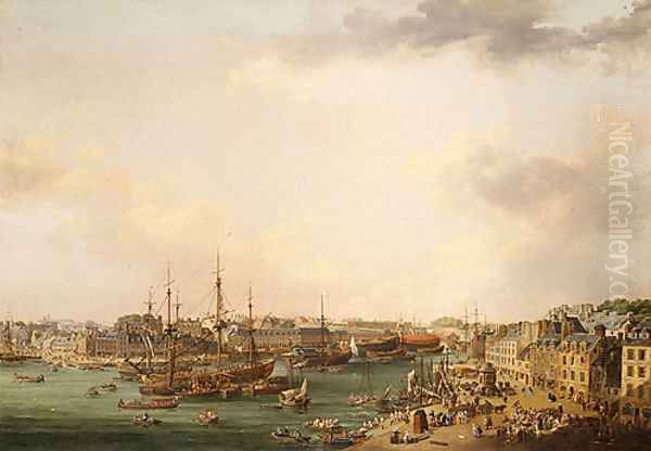 The Outer Harbor of Brest 1773 - view 1
