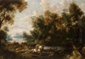 Vadaszat Vedett - No Export by Adriaen Frans Boudewijns