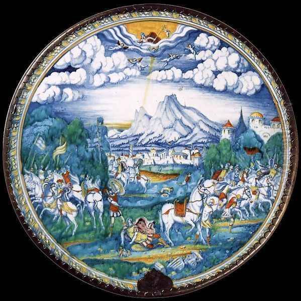Dish with the Conversion of Saul 1550 - view 1