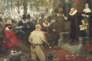 The Smoker's Rebellion (the Edict Of William The Testy) by George Henry Boughton