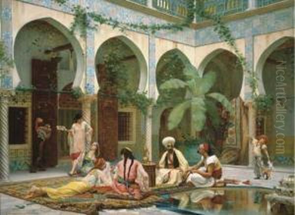 La Cour Du Palais De Dar Khdaouedj El Amia, Alger - view 1