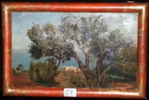 Vue Dalgerie by Gustave Clarence Rodolphe Boulanger